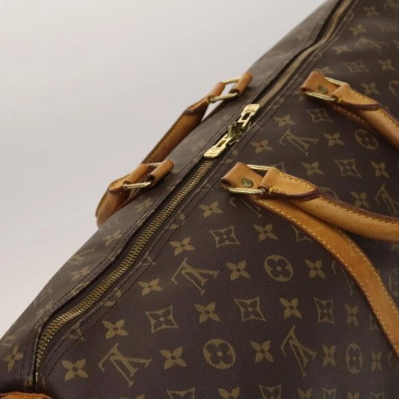 LOUIS VUITTON Monogram Keepall 55 Boston Bag M41424 LV Auth 131773 - Picture 7 of 16